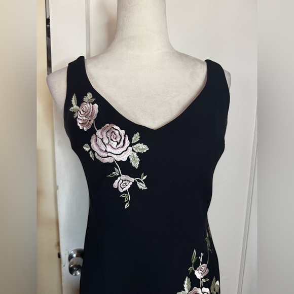 Vintage 90’s y2k Dainty Floral Midi Tulip Dress Gilmore Girls Lorelai Garden - Picture 2 of 13